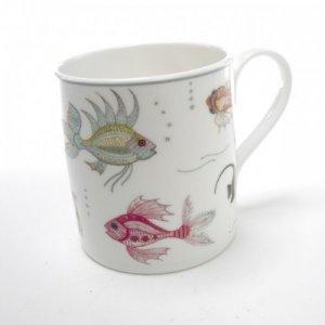 ROY KIRKHAM FINE BONE CHINA | AQUARIUM SET OF 6 LARCH MUGS